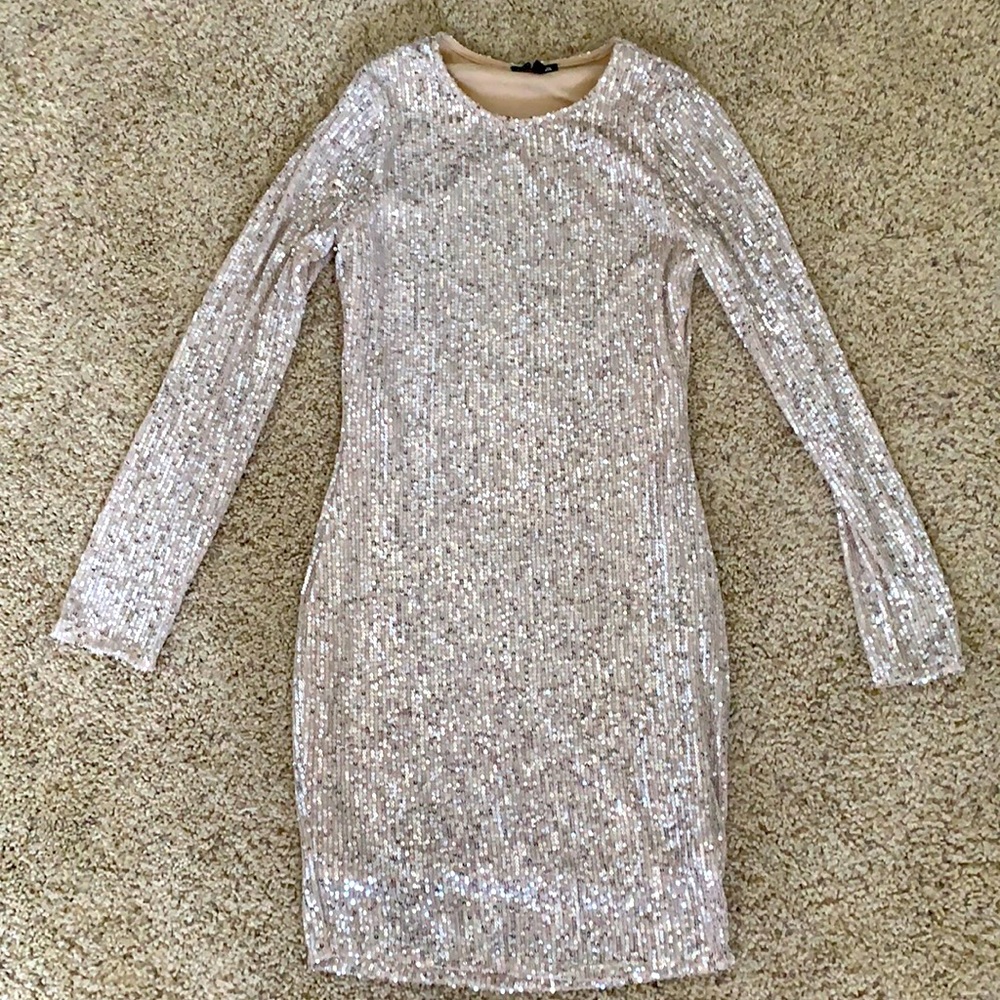 sequined dress size M